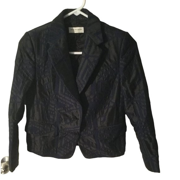 Dries Van Noten Women's Long Sleeve 2 Button Closure Blazer Jacket Size 36 SM